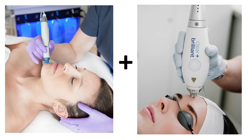 Hydrafacial-with-Clear-and-Brilliant-Laser