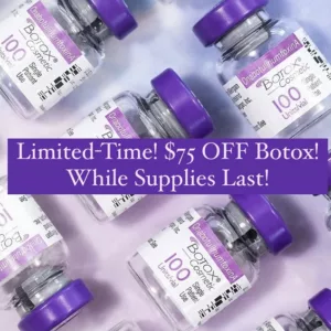 $75 off Botox limited time offer